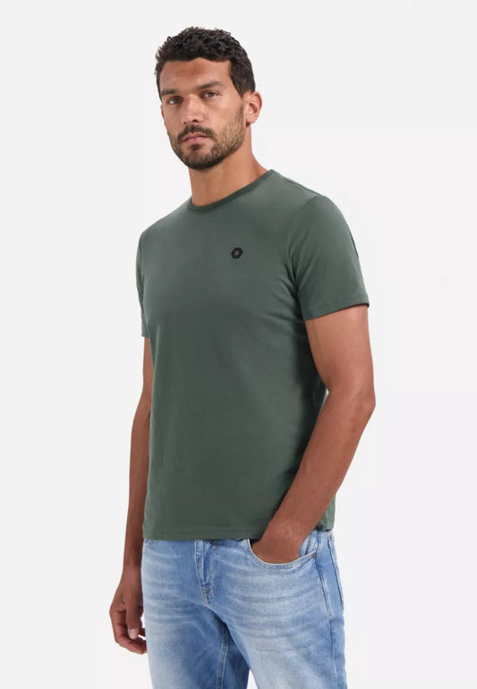NO EXCESS T-Shirt Crewneck Peached - Dark Green