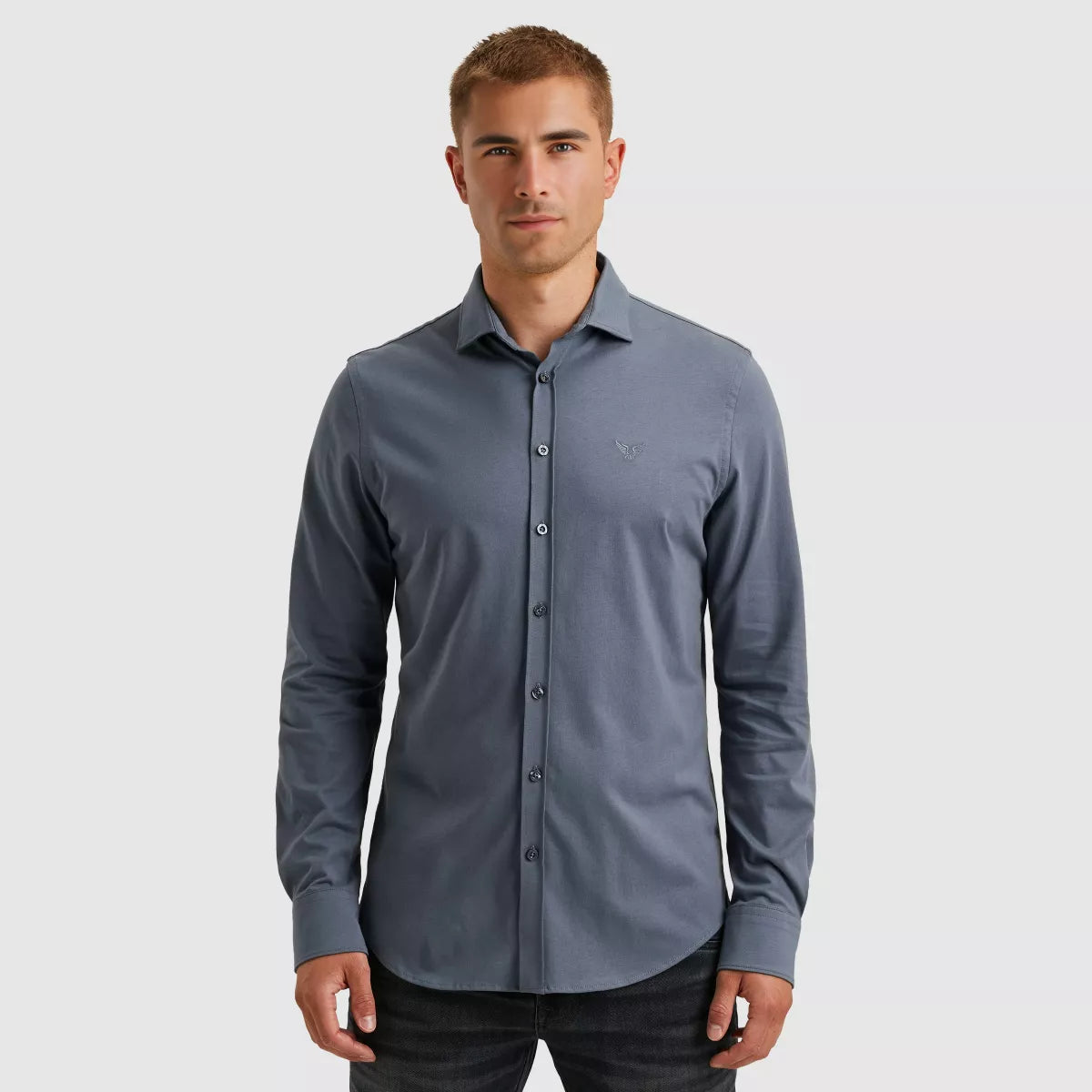 PME-LEGEND Long Sleeve Shirt - Blauw