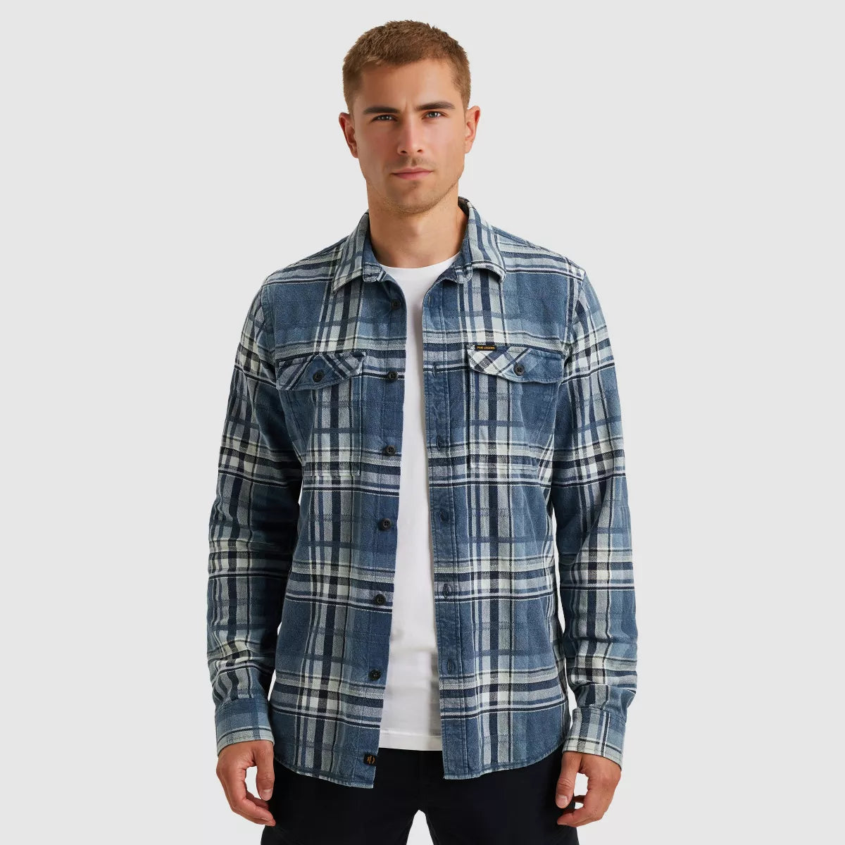 PME-LEGEND Long Sleeve Shirt - Petrol