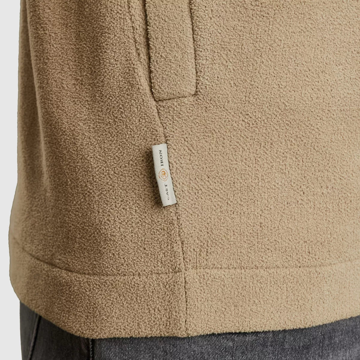 CAST IRON Button Jacket Soft Blend - Beige