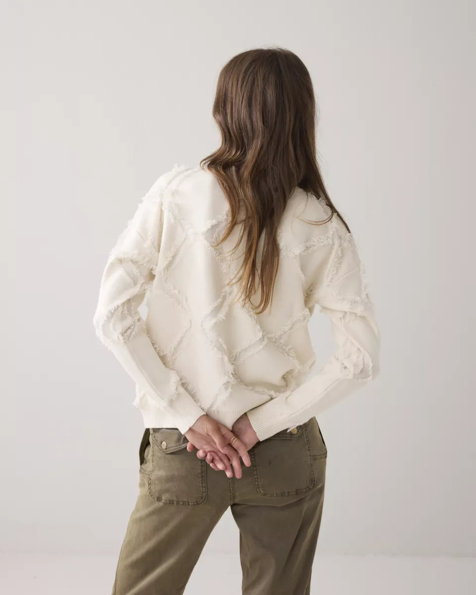 SUMMUM Sweater Comfy Viscose - Ivory