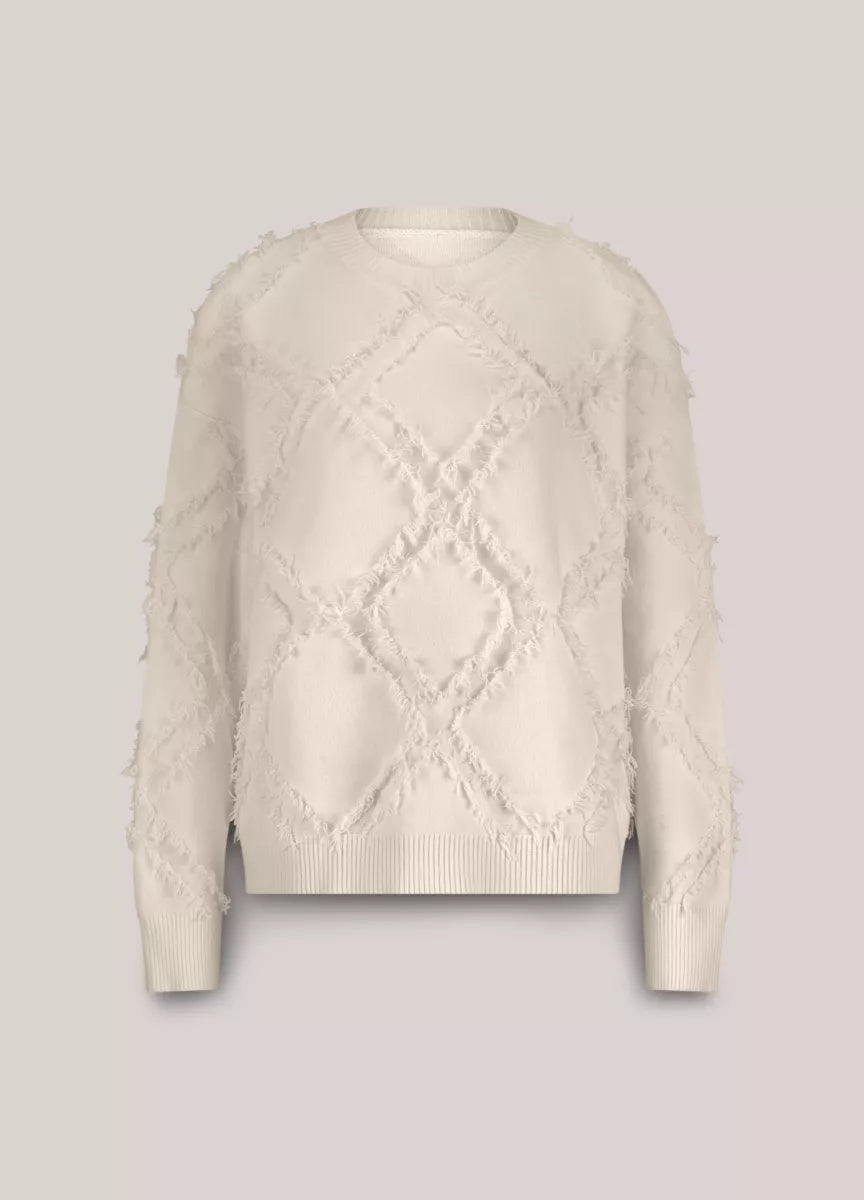 SUMMUM Sweater Comfy Viscose - Ivory