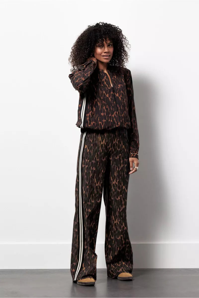 STUDIO ANNELOES Trainer Animal Tape Trousers