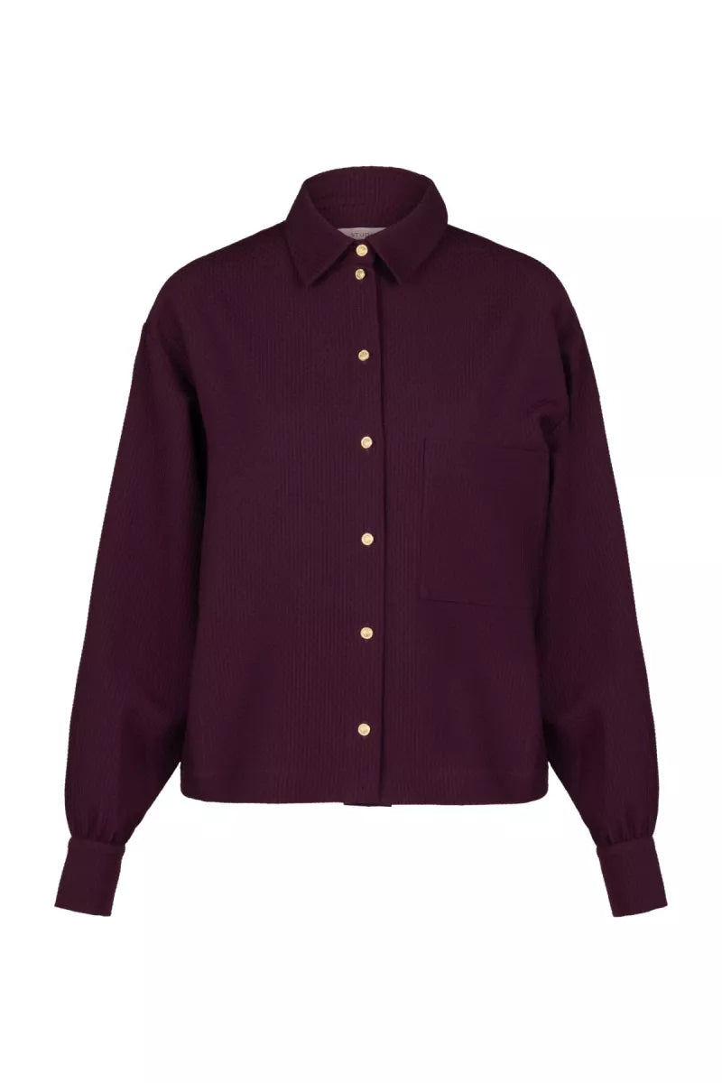 STUDIO ANNELOES Melani Waffle Blouse