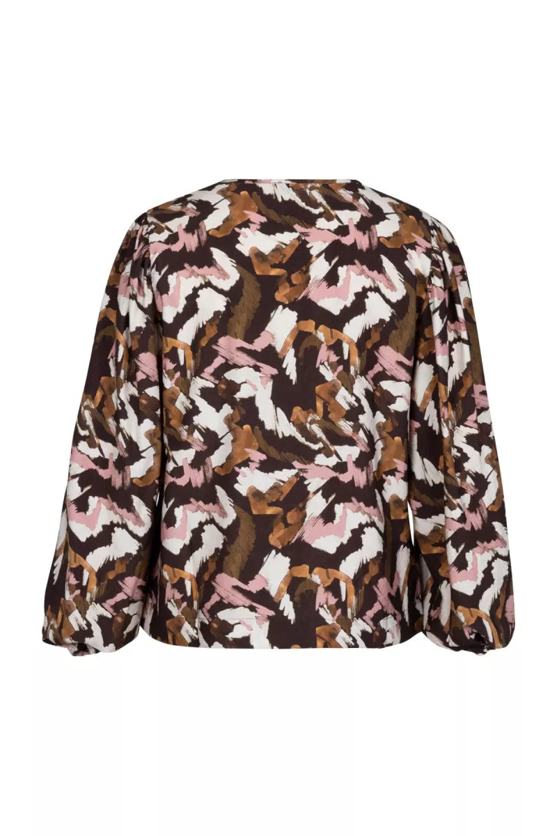 STUDIO ANNELOES Kylie Marker Crepe Top