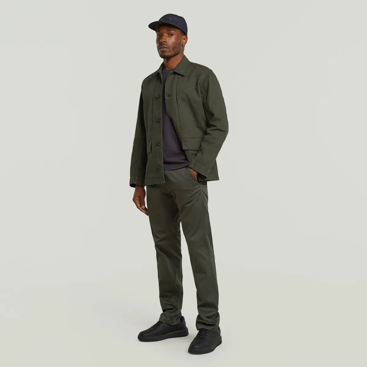 G-STAR Mosa Straight chino - Asfalt