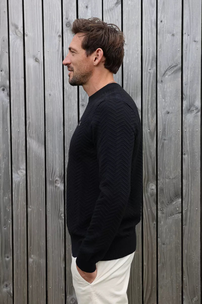 KULTIVATE New Ryan Sweater - Black