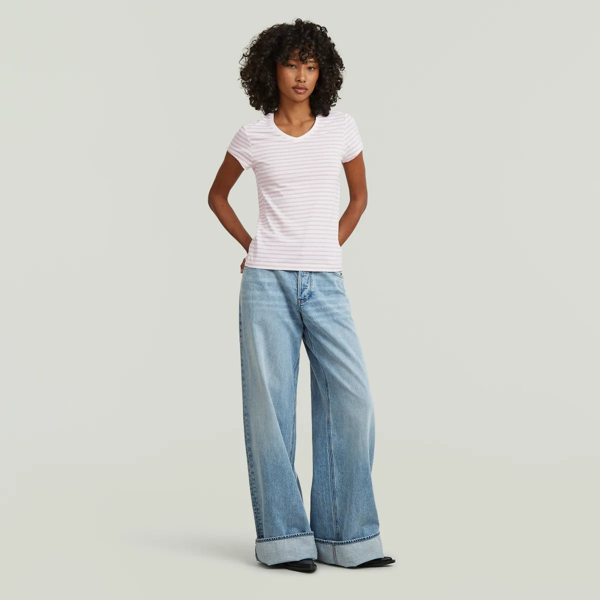 G-STAR Stripe Eyben Slim Top