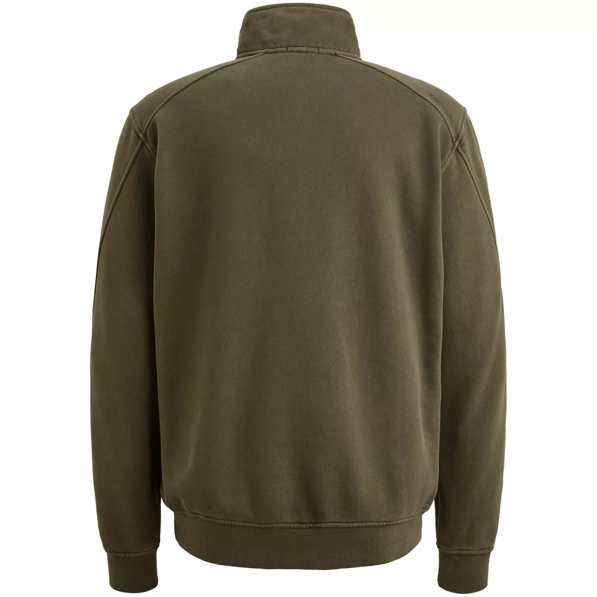 CAST IRON Half Zip Pullover - Groen