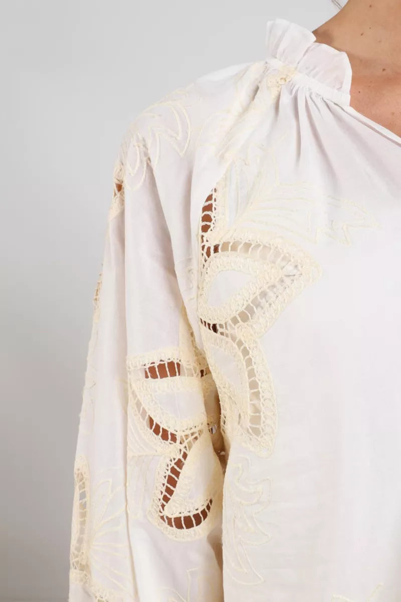 NUKUS Bridget Blouse Embroidery