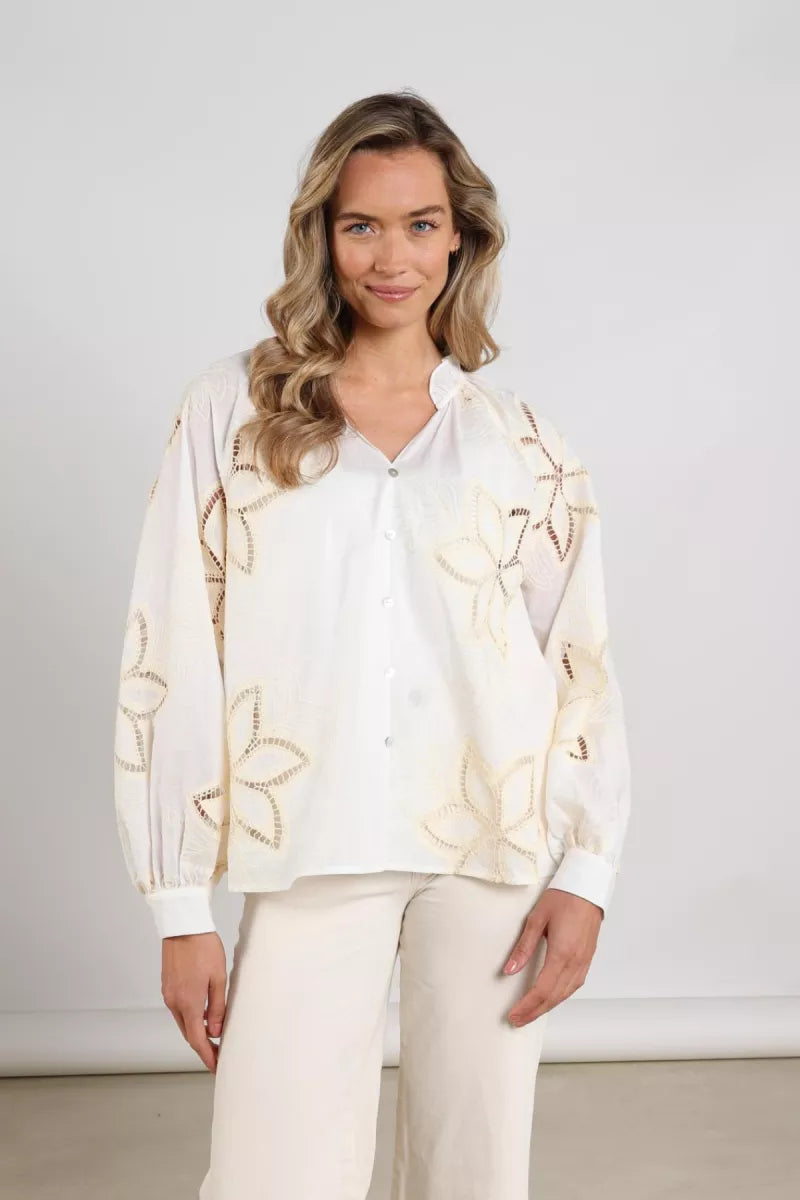 NUKUS Bridget Blouse Embroidery