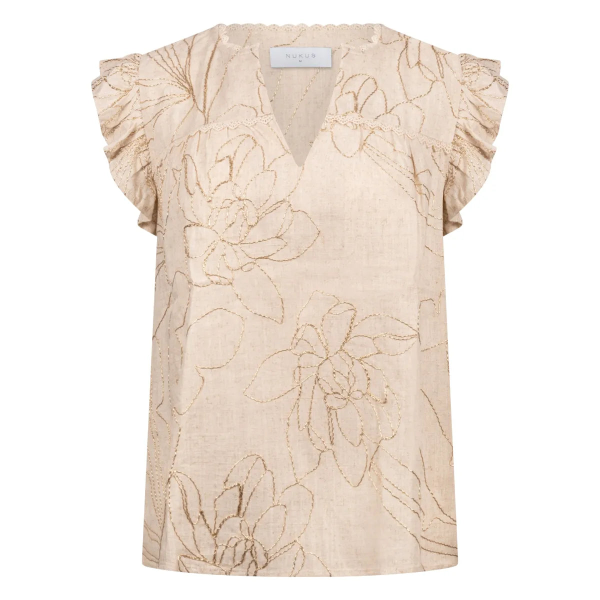 NUKUS Lori Top Embroidery