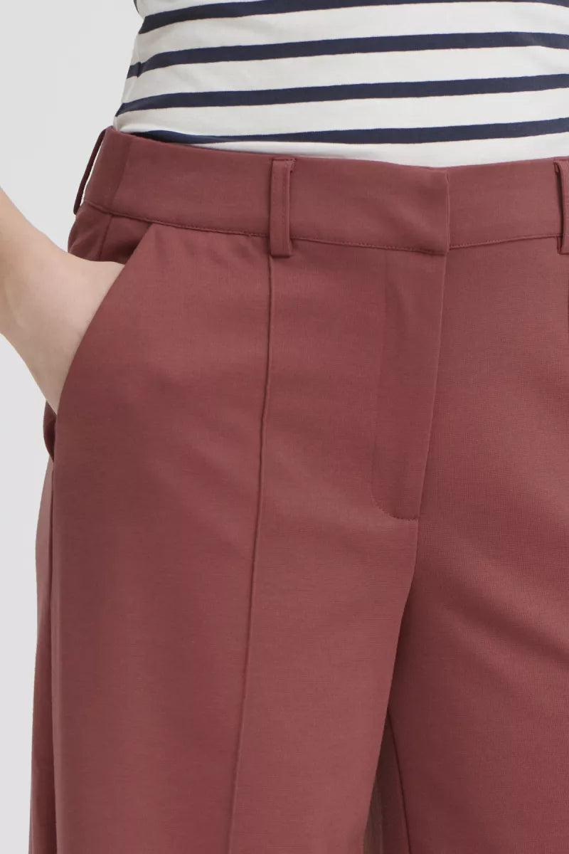 ICHI Kate Office Pants - Koraal