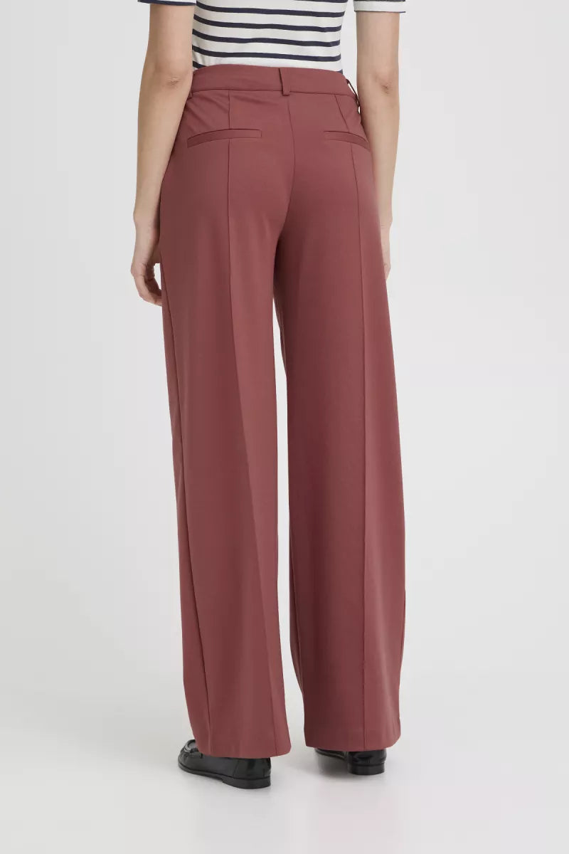 ICHI Kate Office Pants - Koraal