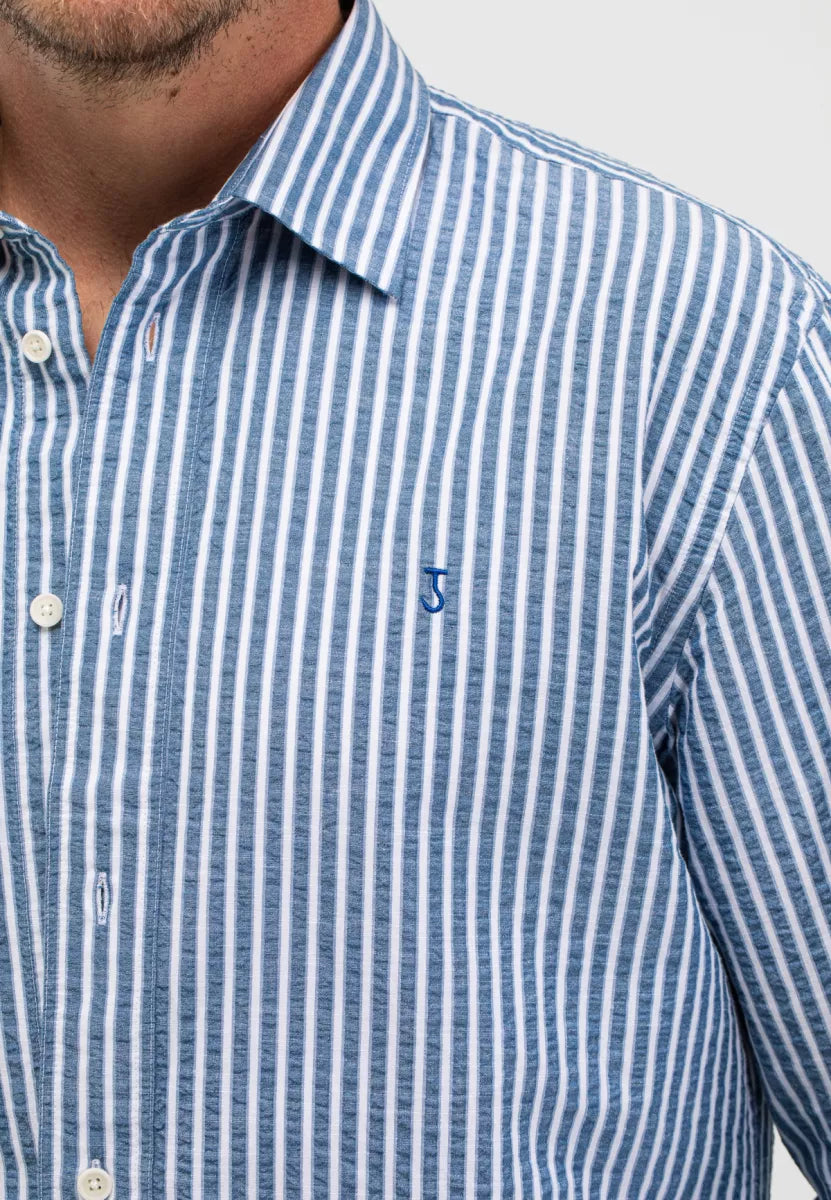 BUTCHER OF BLUE Neale Stripe Shirt