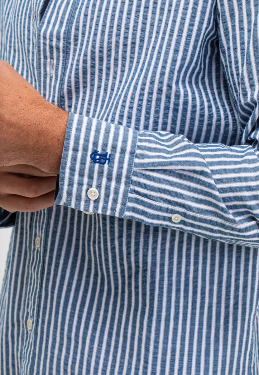 BUTCHER OF BLUE Neale Stripe Shirt