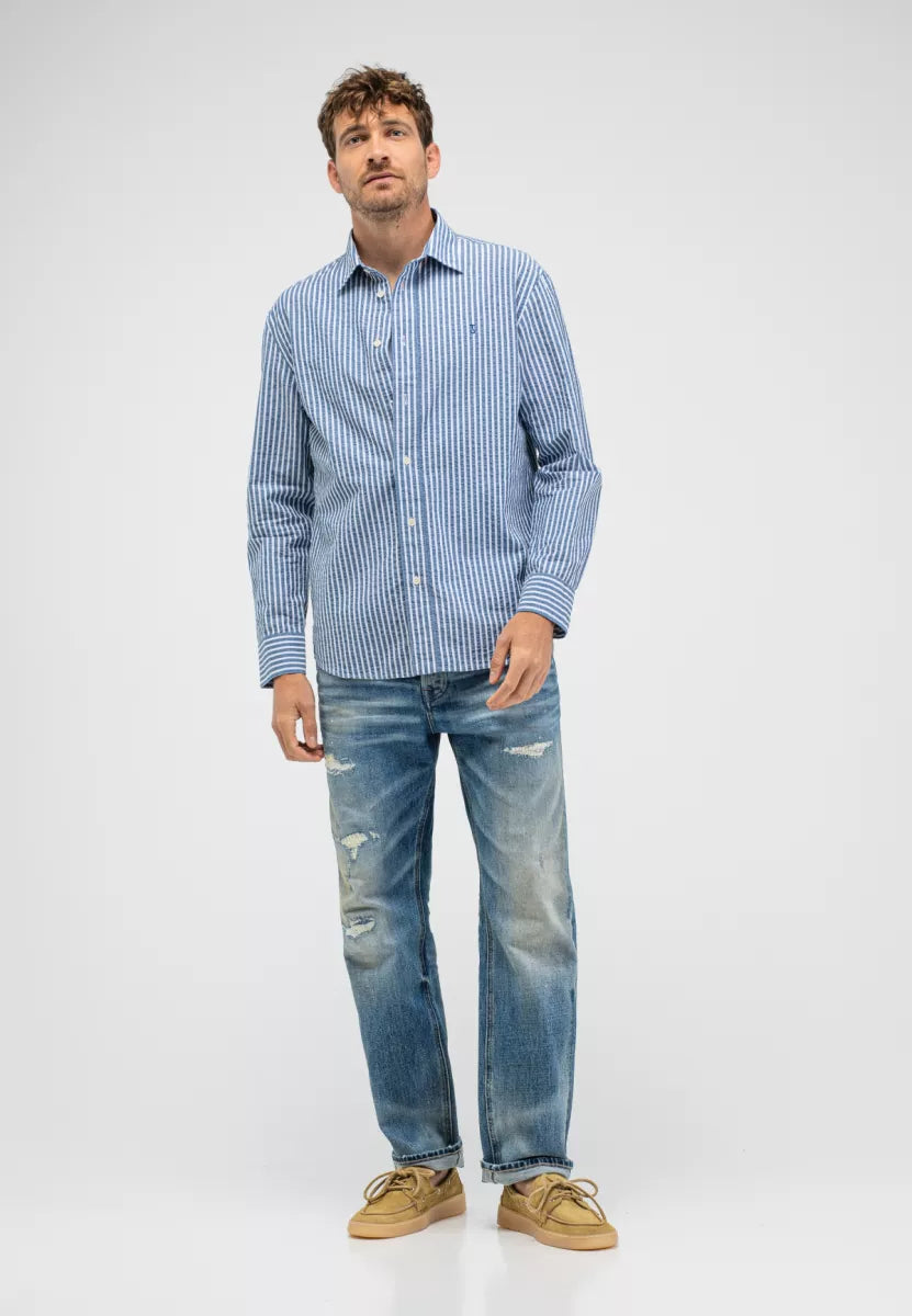 BUTCHER OF BLUE Neale Stripe Shirt