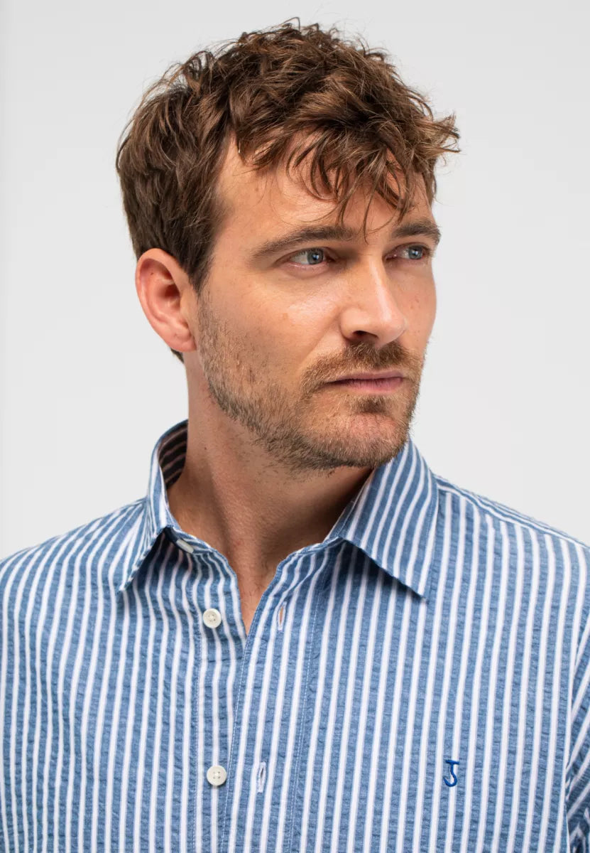 BUTCHER OF BLUE Neale Stripe Shirt