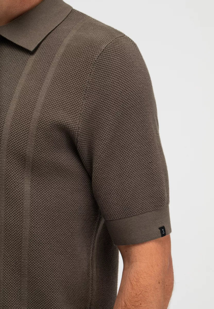 BUTCHER OF BLUE Ripley Knit Polo