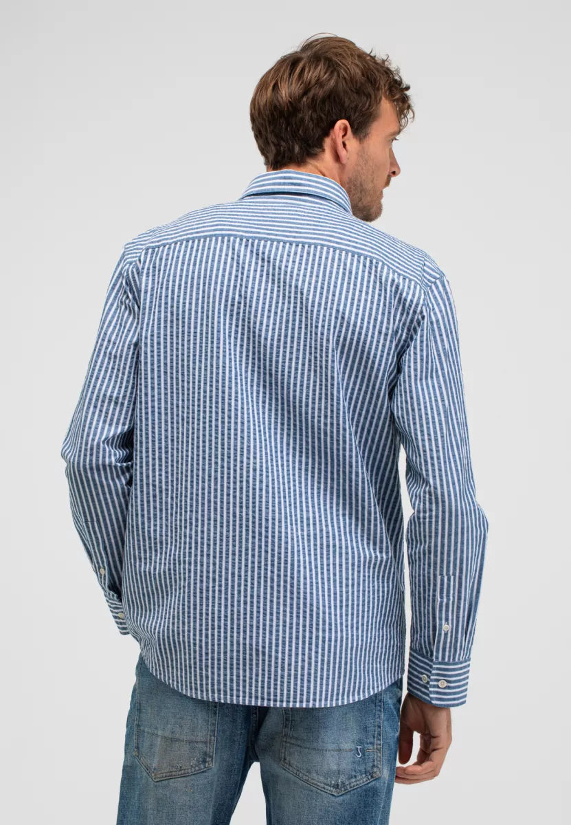 BUTCHER OF BLUE Neale Stripe Shirt