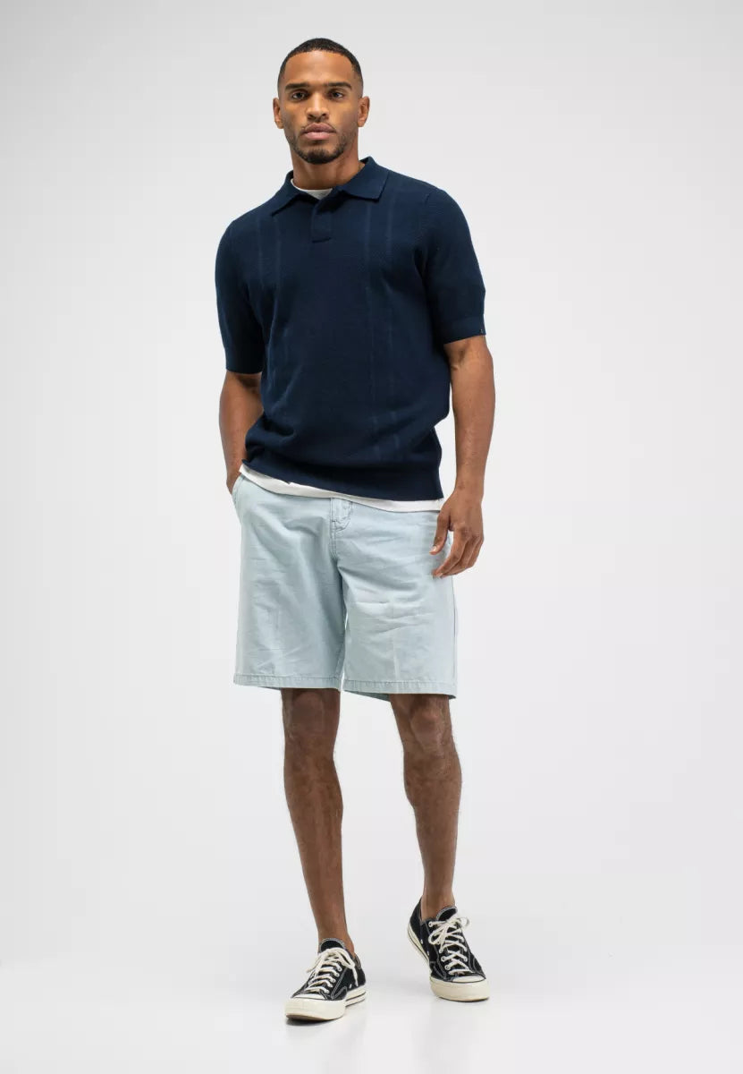 BUTCHER OF BLUE Ripley Knit Polo