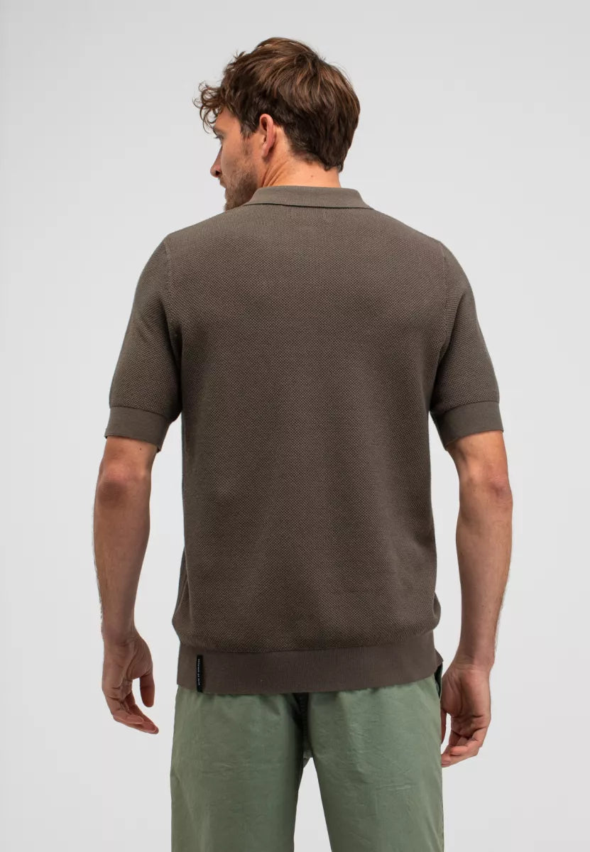 BUTCHER OF BLUE Ripley Knit Polo