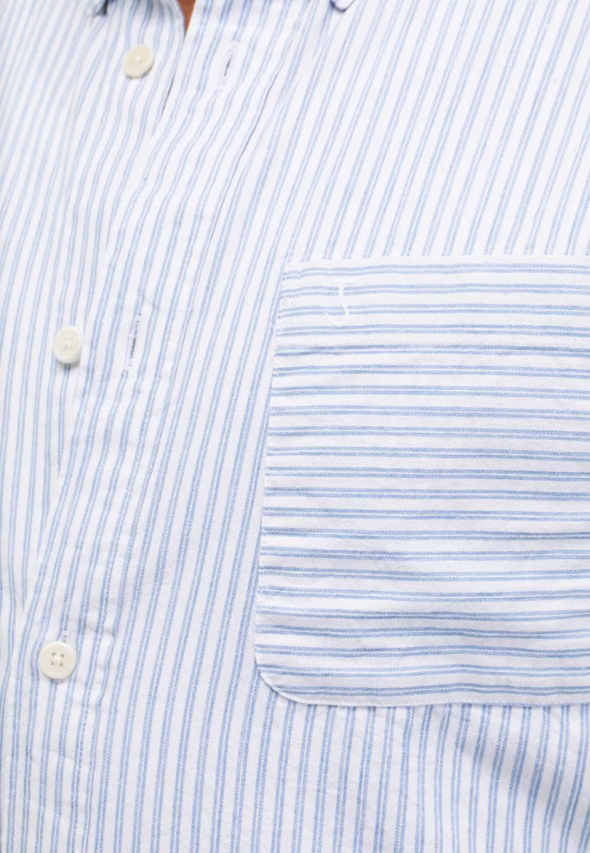 BUTCHER OF BLUE Aidan Stripe Shirt