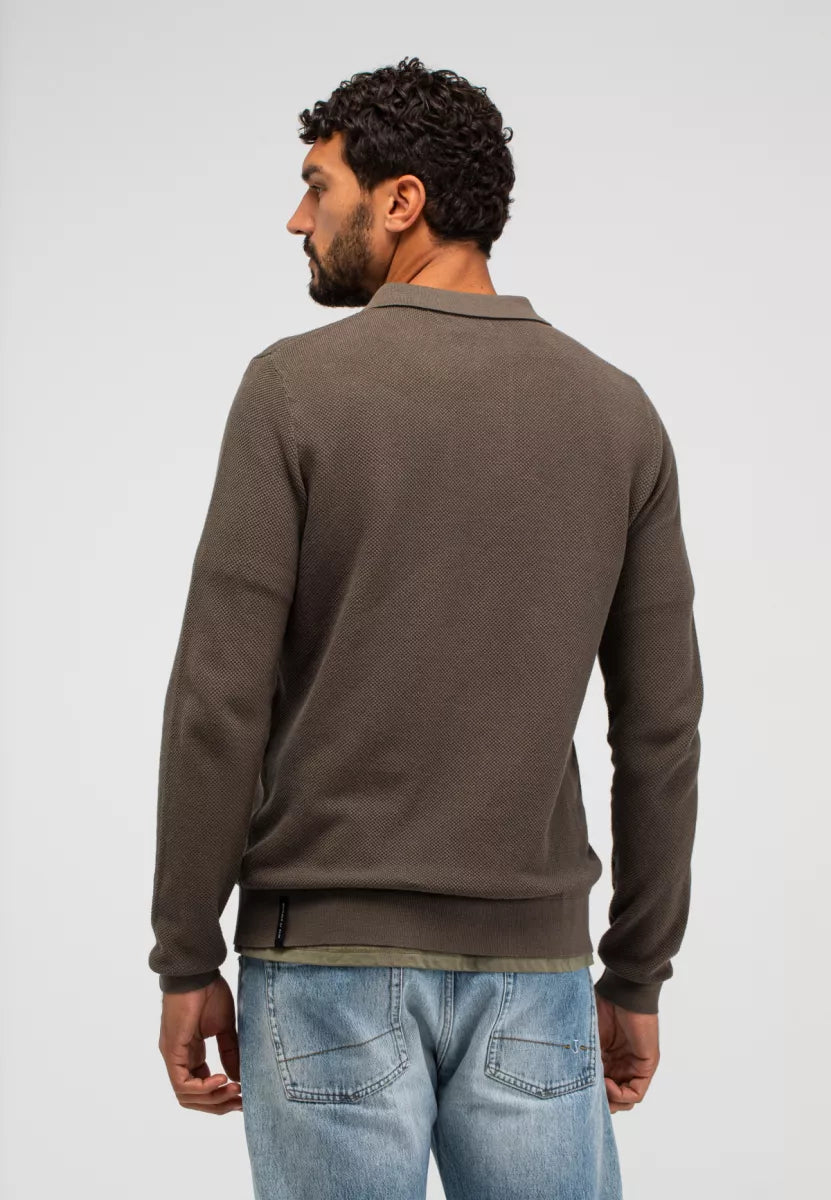 BUTCHER OF BLUE Ripley Polo - Granite Green