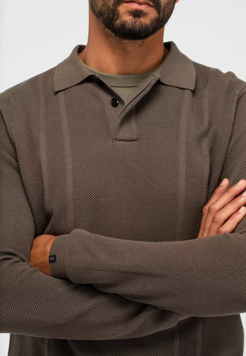 BUTCHER OF BLUE Ripley Polo - Granite Green