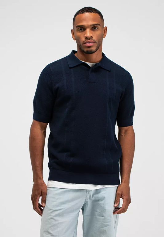 BUTCHER OF BLUE Ripley Knit Polo
