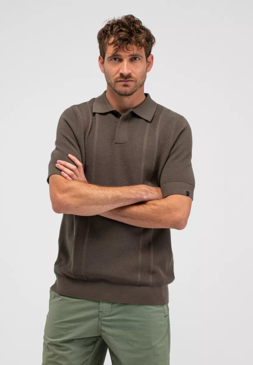 BUTCHER OF BLUE Ripley Knit Polo