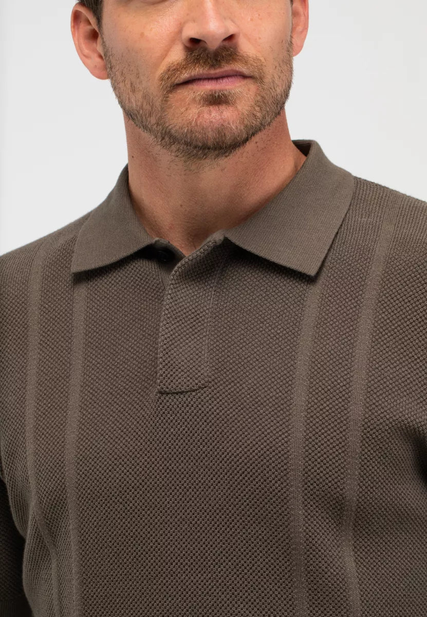 BUTCHER OF BLUE Ripley Knit Polo