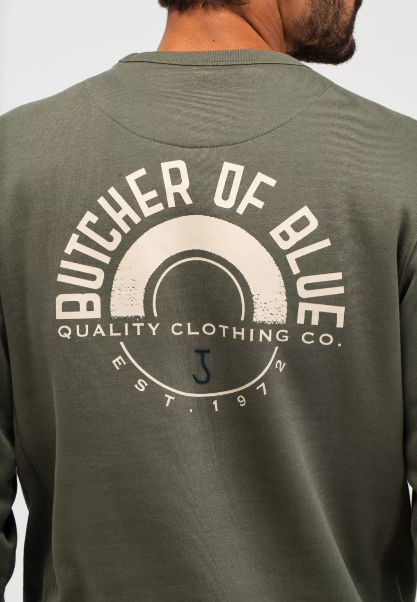 BUTCHER OF BLUE Army Circle Crew