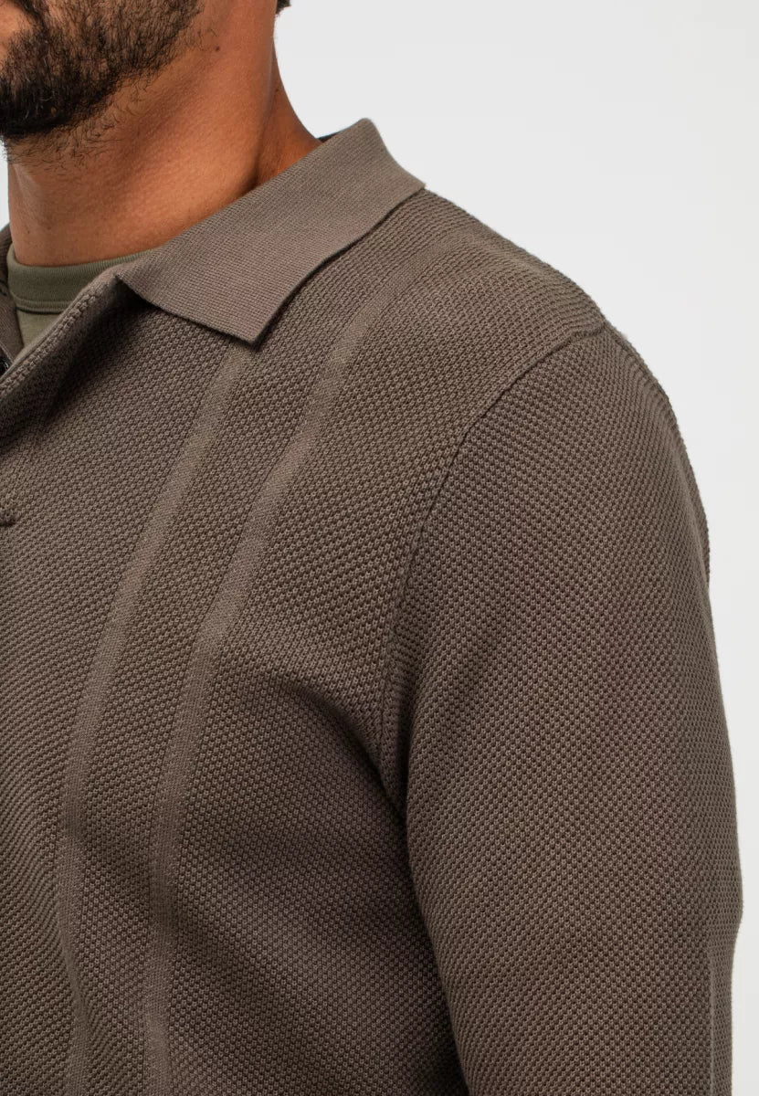 BUTCHER OF BLUE Ripley Polo - Granite Green