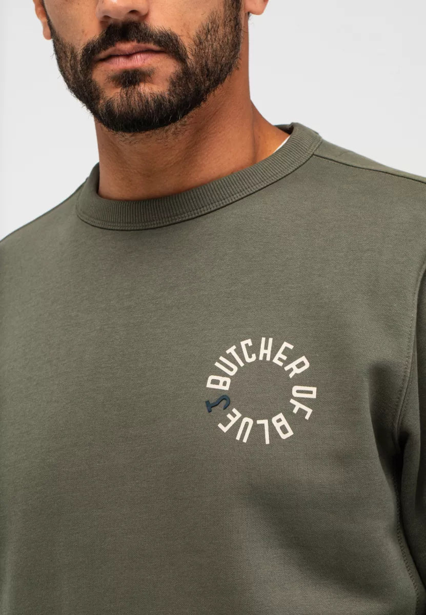 BUTCHER OF BLUE Army Circle Crew