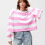CATWALK JUNKIE Oversized Striped Long Sleeve