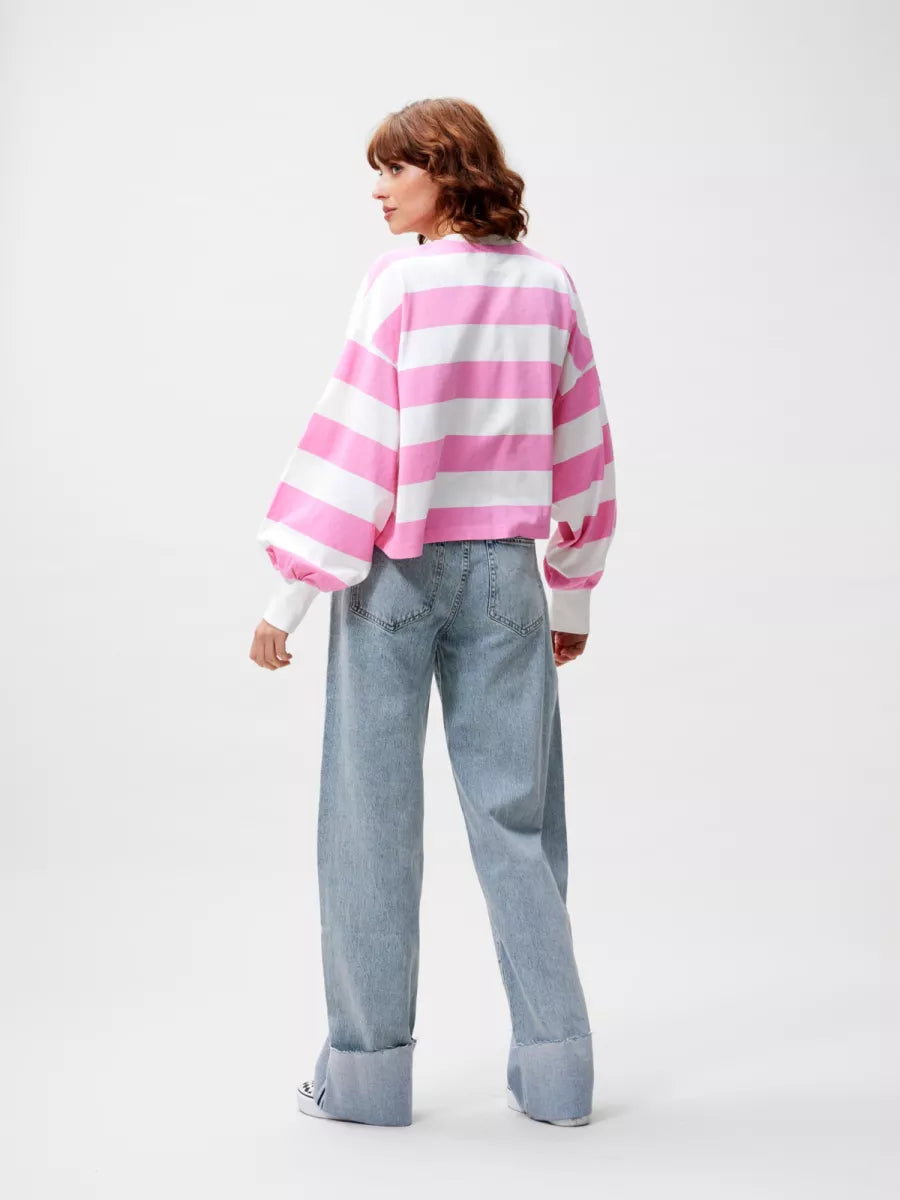 CATWALK JUNKIE Oversized Striped Long Sleeve