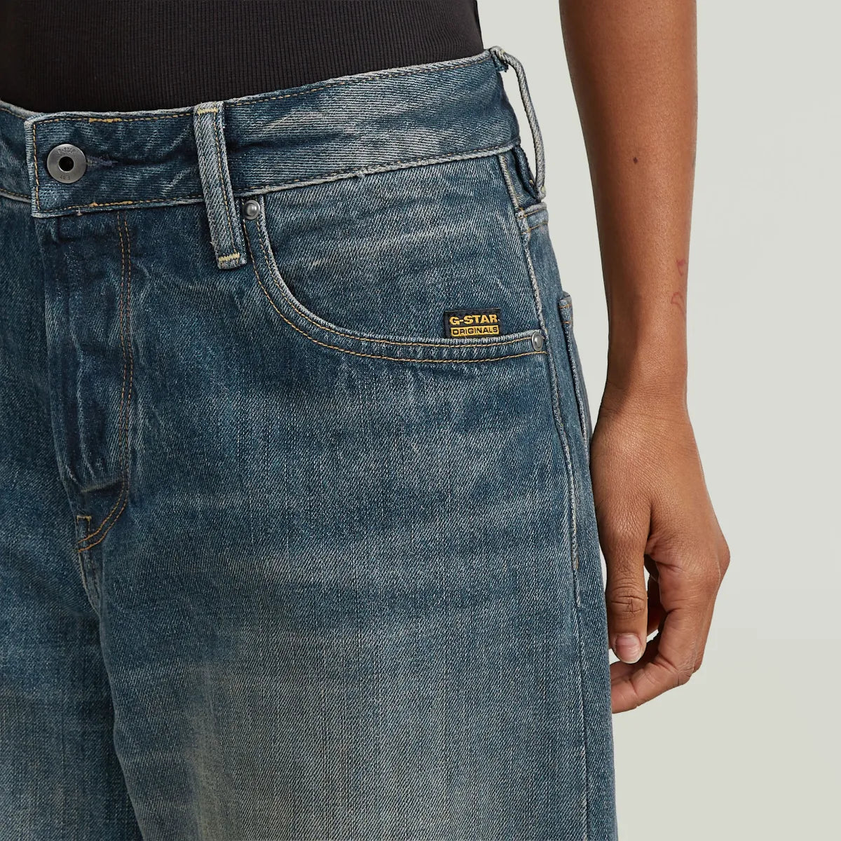 G-STAR Roxx Wide Jeans - Antique Faded Blueschist