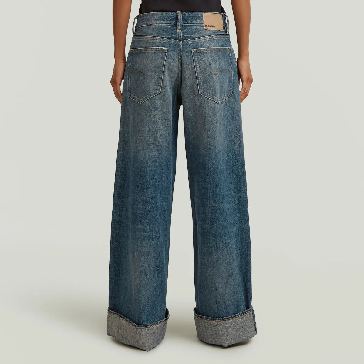 G-STAR Roxx Wide Jeans - Antique Faded Blueschist