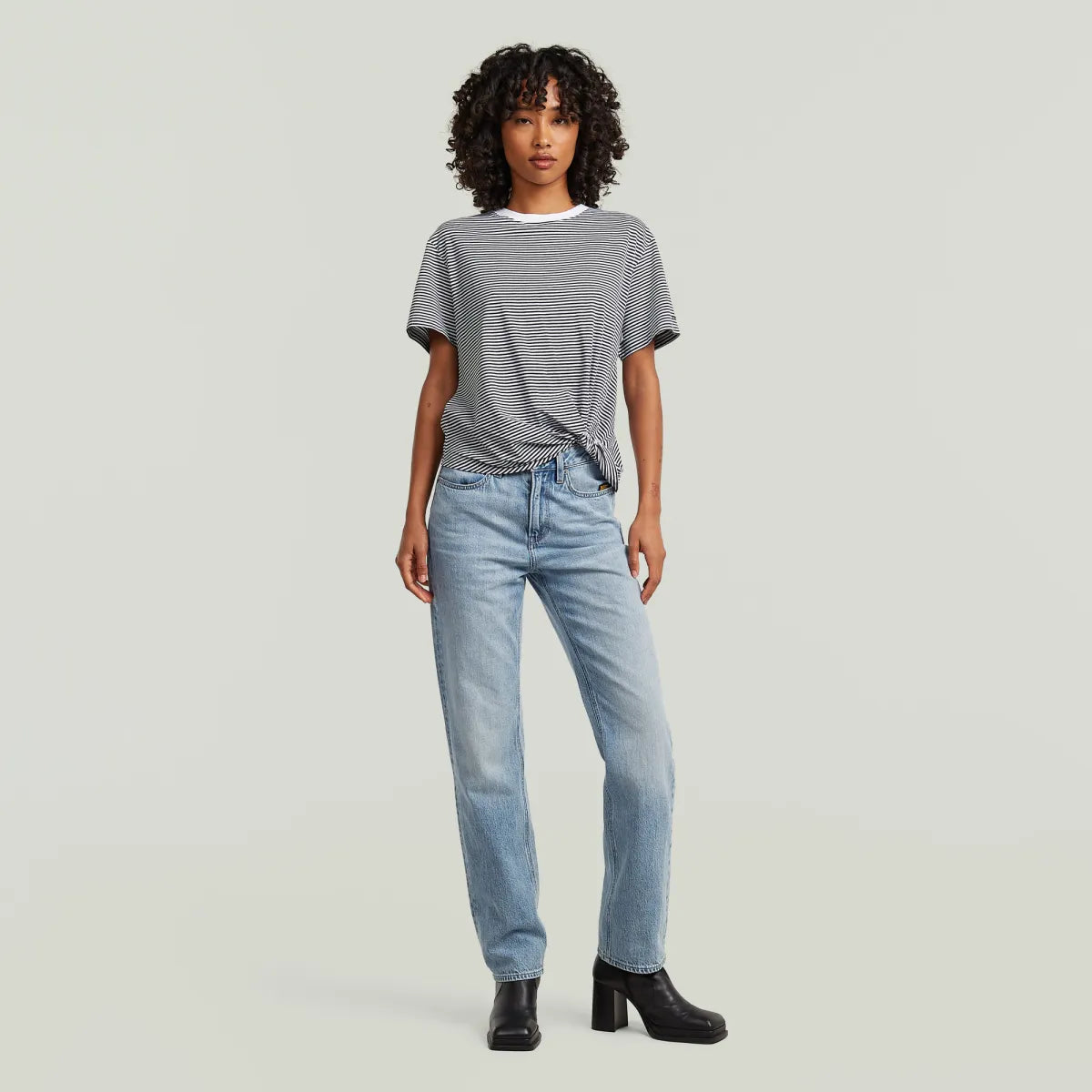 G-STAR Stripe Relaxed Knot Top