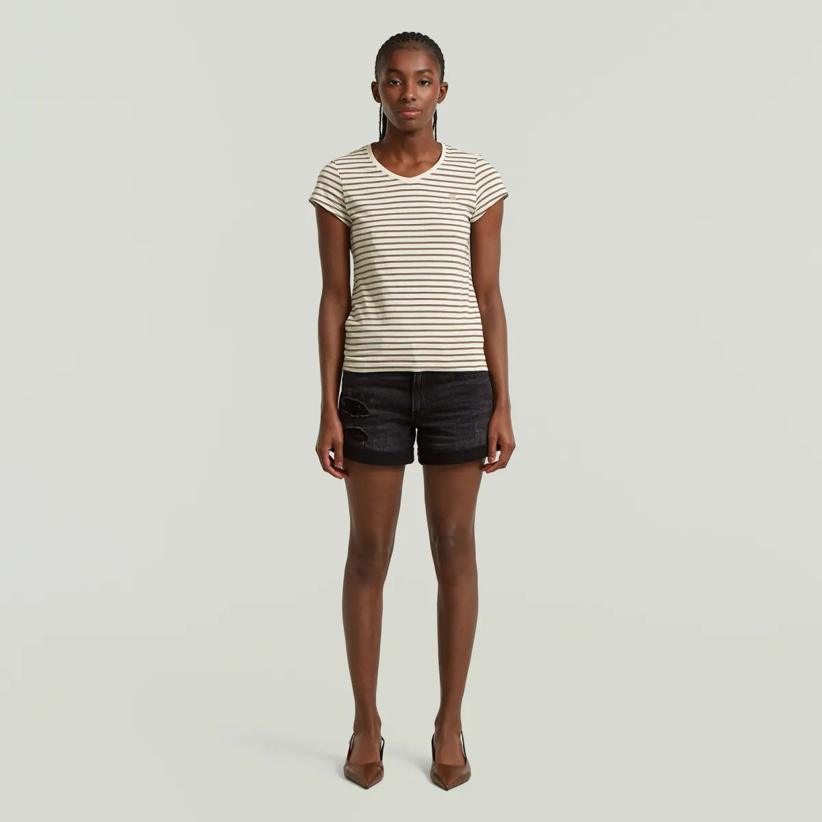 G-STAR Stripe Eyben Slim Top