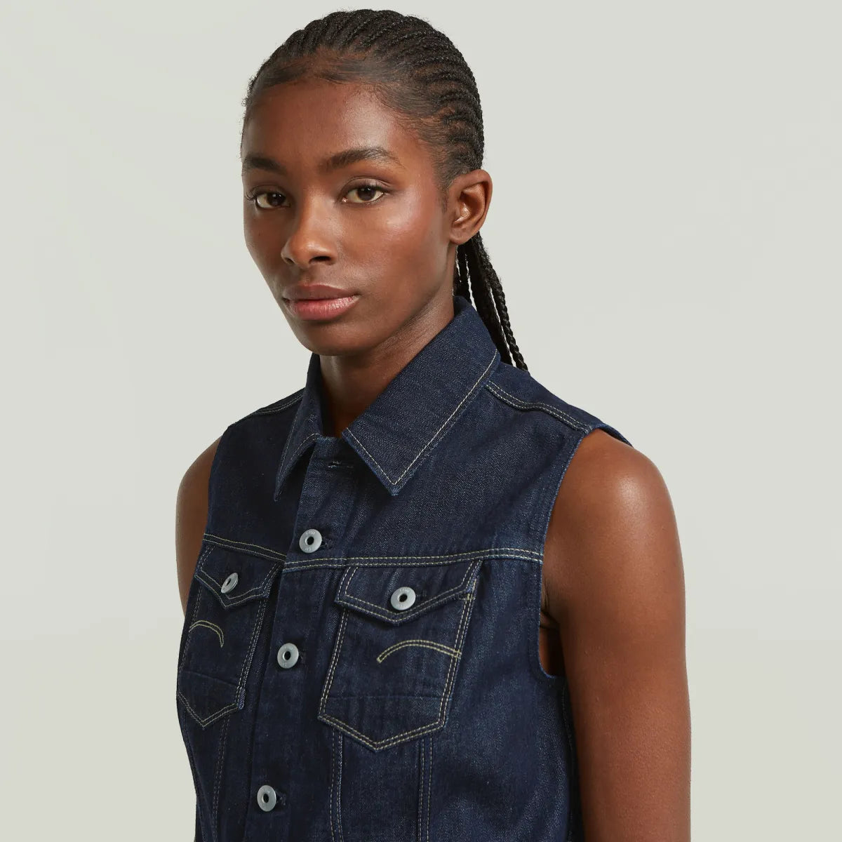 G-STAR Pitched Hem Slim Vest