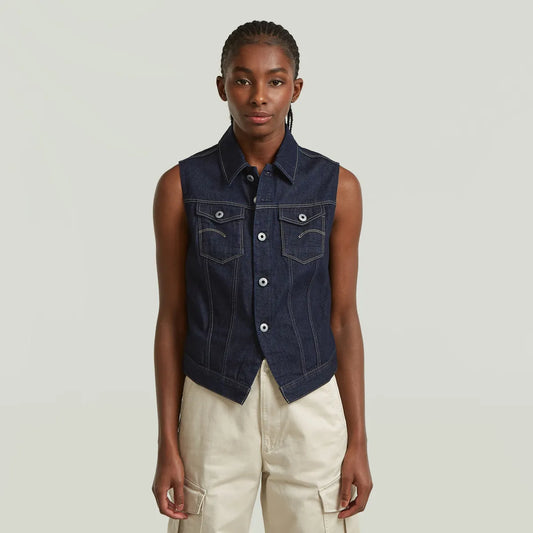 G-STAR Pitched Hem Slim Vest