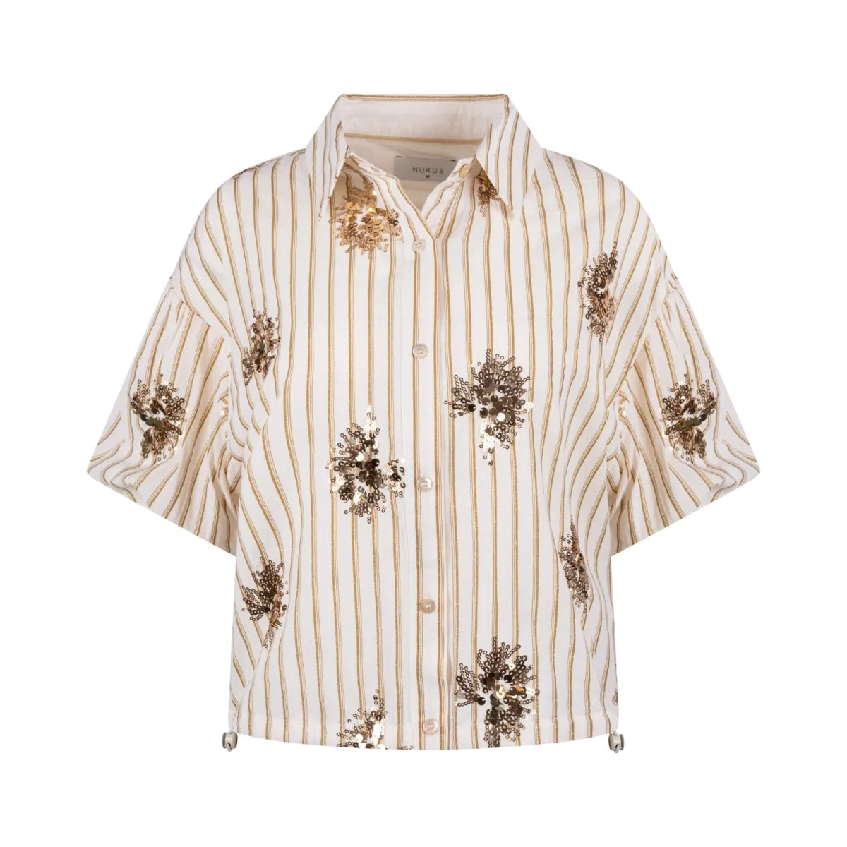 NUKUS Leia Blouse Stripe Paillet