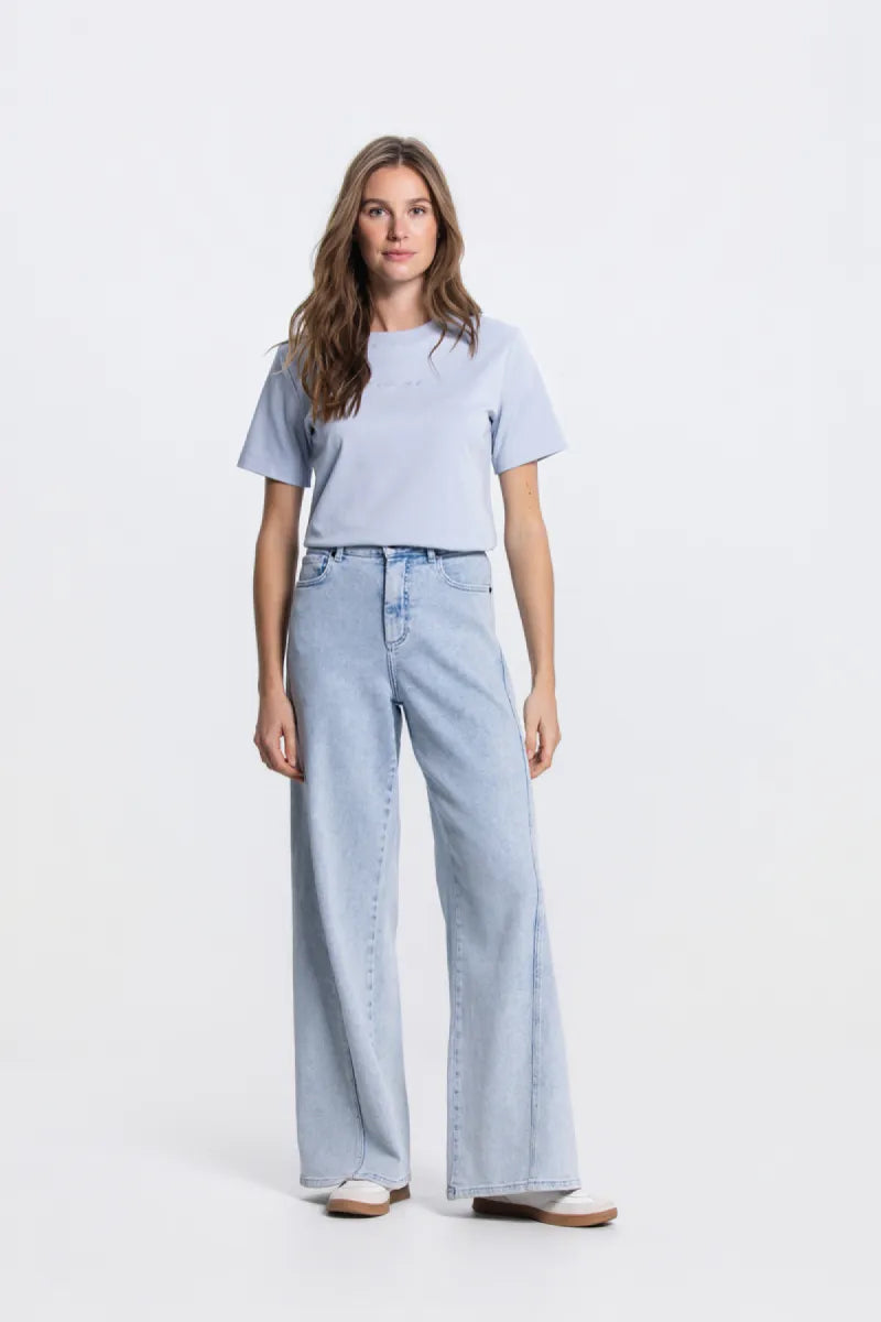 JANSEN AMSTERDAM Shanna Top - Light Blue