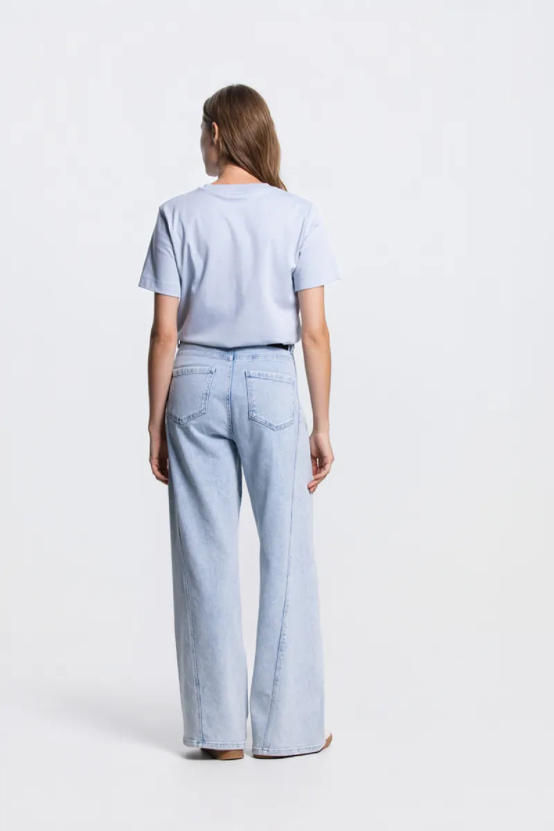 JANSEN AMSTERDAM Shanna Top - Light Blue