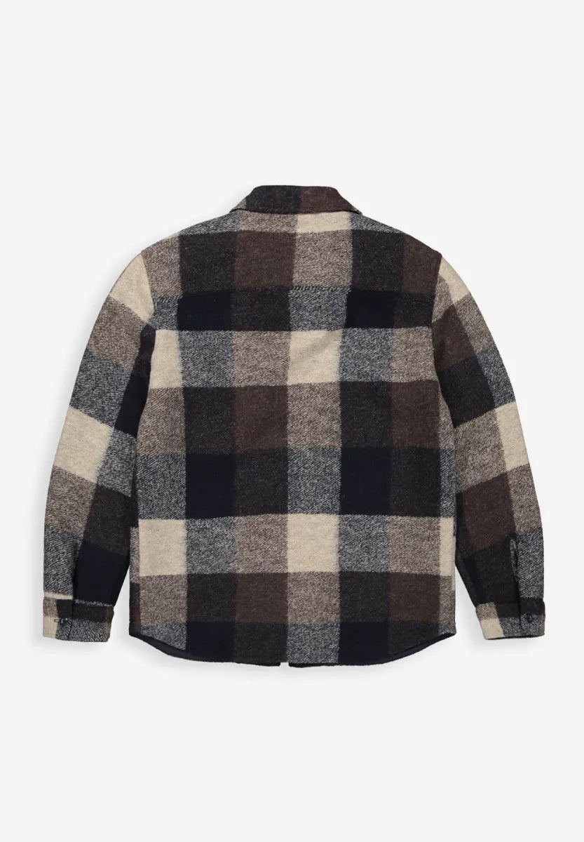 BUTCHER OF BLUE Vance Wool Check Overshirt