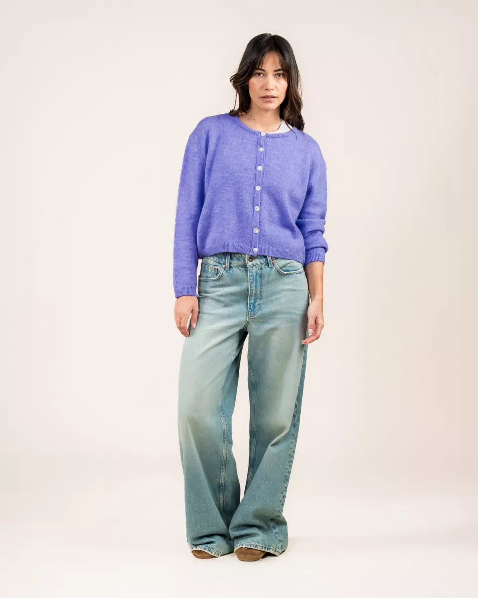 KUYICHI Molly Cardigan - Violet