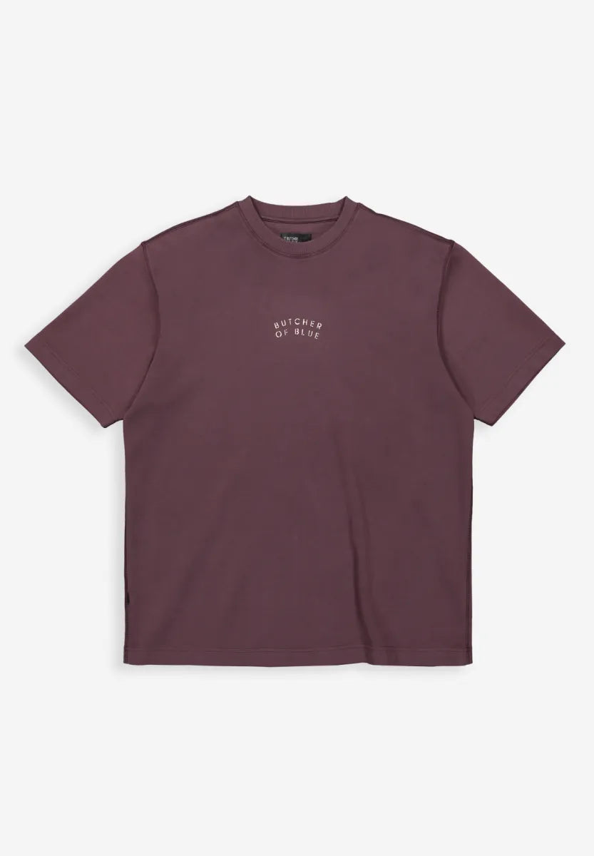BUTCHER OF BLUE Mercer Layer Loose Tee | Pascha Purple