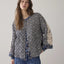 SUMMUM Jacket Blue Jacquard
